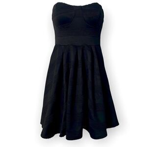 Privy Skater Bandage Strapless Dress Size Small